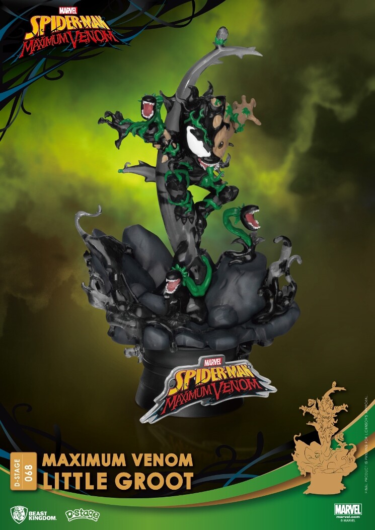 Marvel- Maximum Venom Little Groot PVC Diorama 1