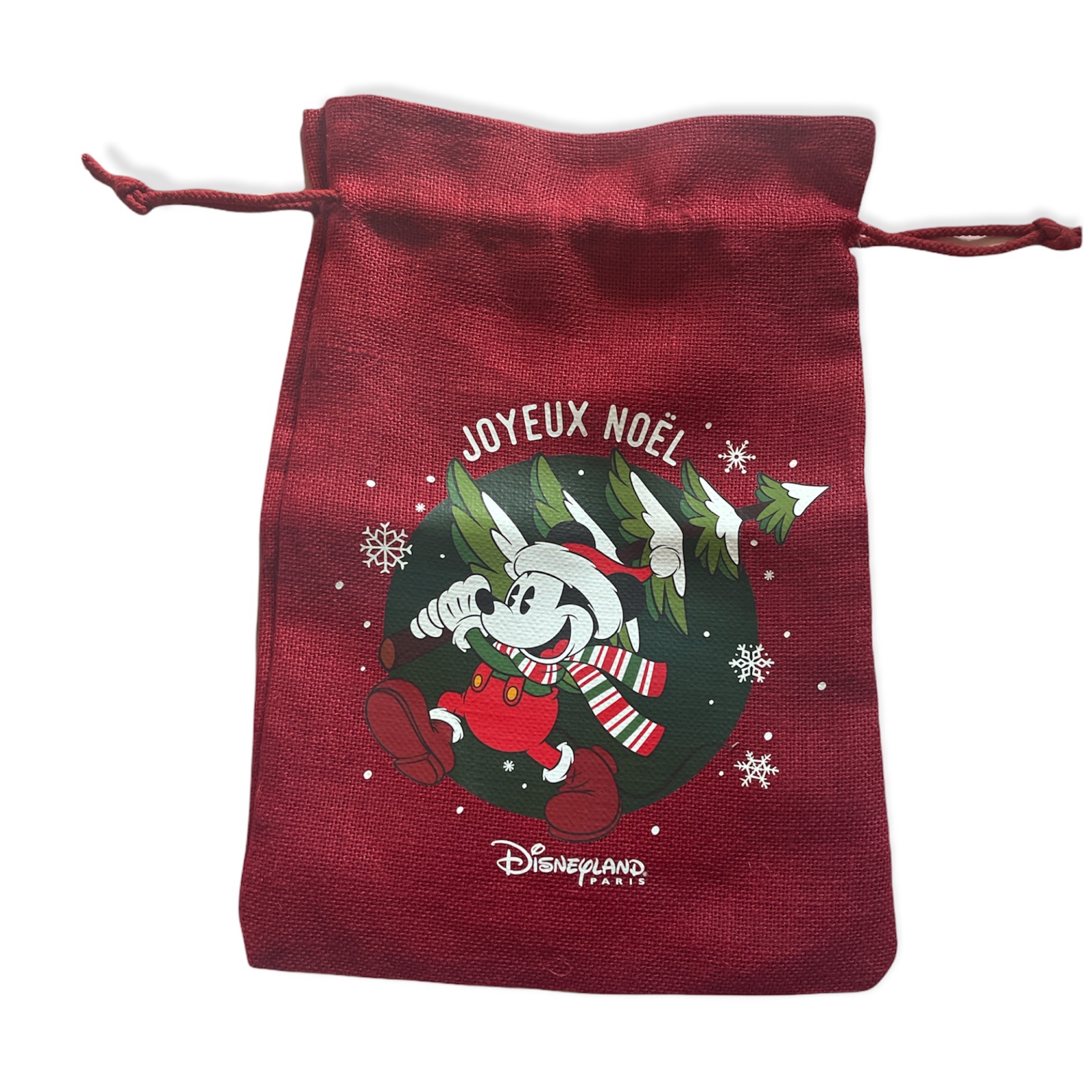 Disney - Mickey Mouse : Sac à cadeau Noël