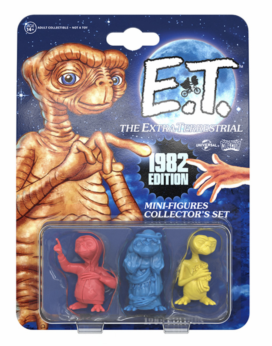 E.T. l'extra-terrestre - Pack 3 mini figurines Collector's &quot;Color Set&quot;