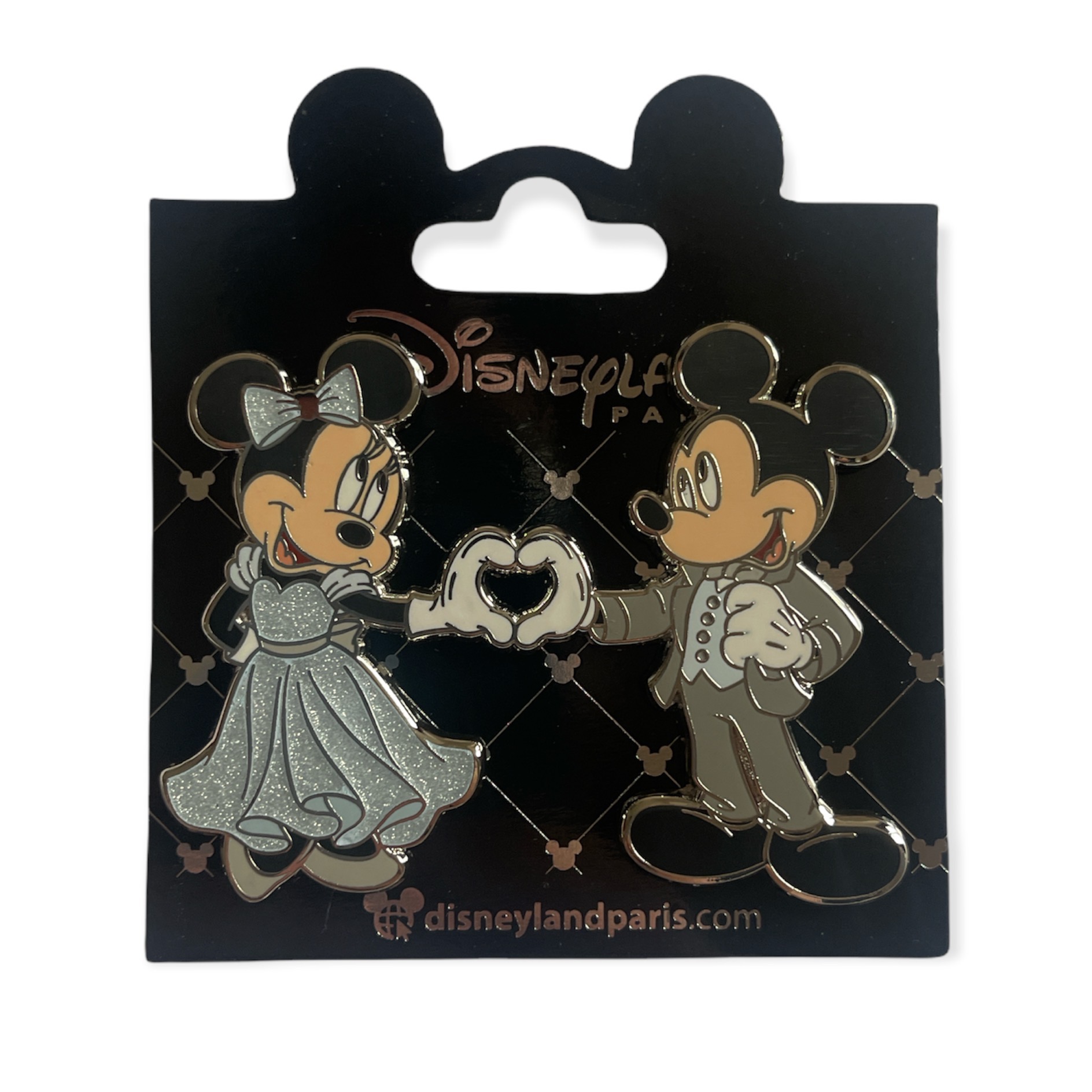 Disney - Mickey Mouse : Pin\'s MK & MN ceremonie coeur OE