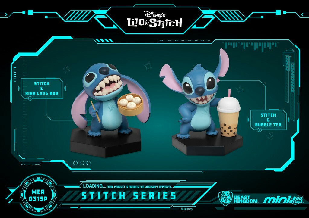 Disney- Lilo and Stitch - Stitch Series - Asian Cuisine 3 inch Figure 2-Pac