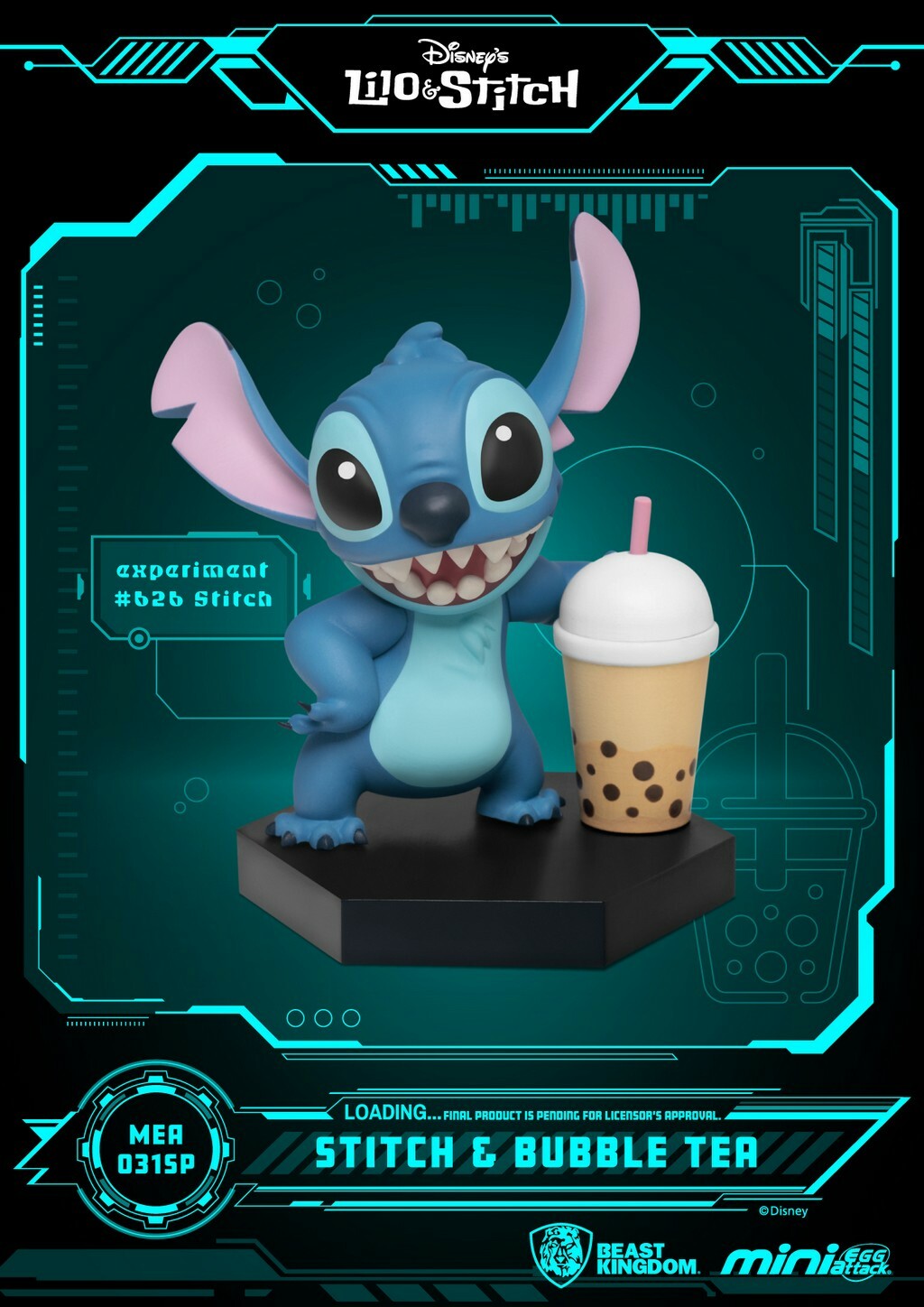 Disney- Lilo and Stitch - Stitch Series - Asian Cuisine 3 inch Figure 2-Pack a