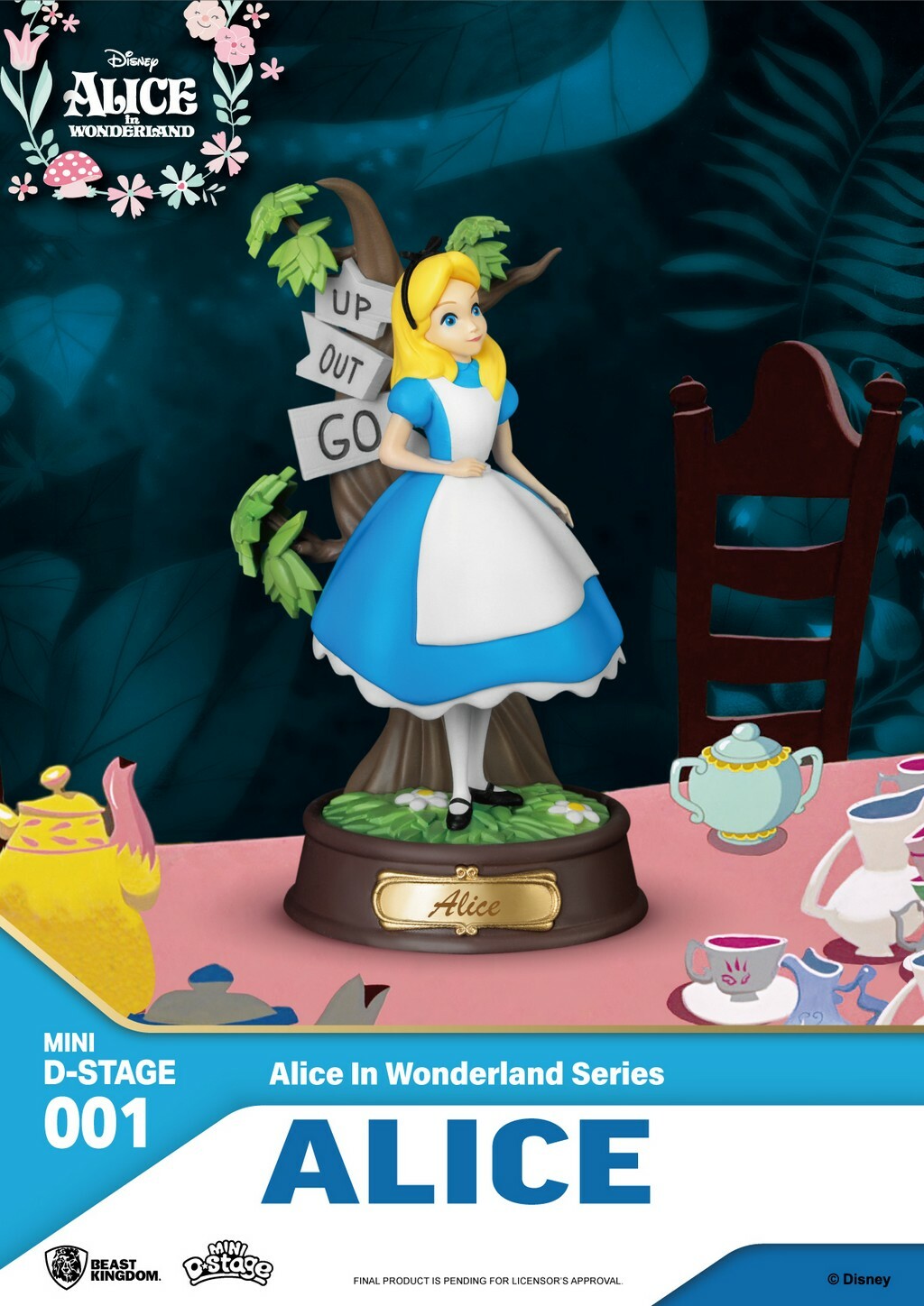 Alice in Wonderland- Alice Mini PVC Diorama Statue