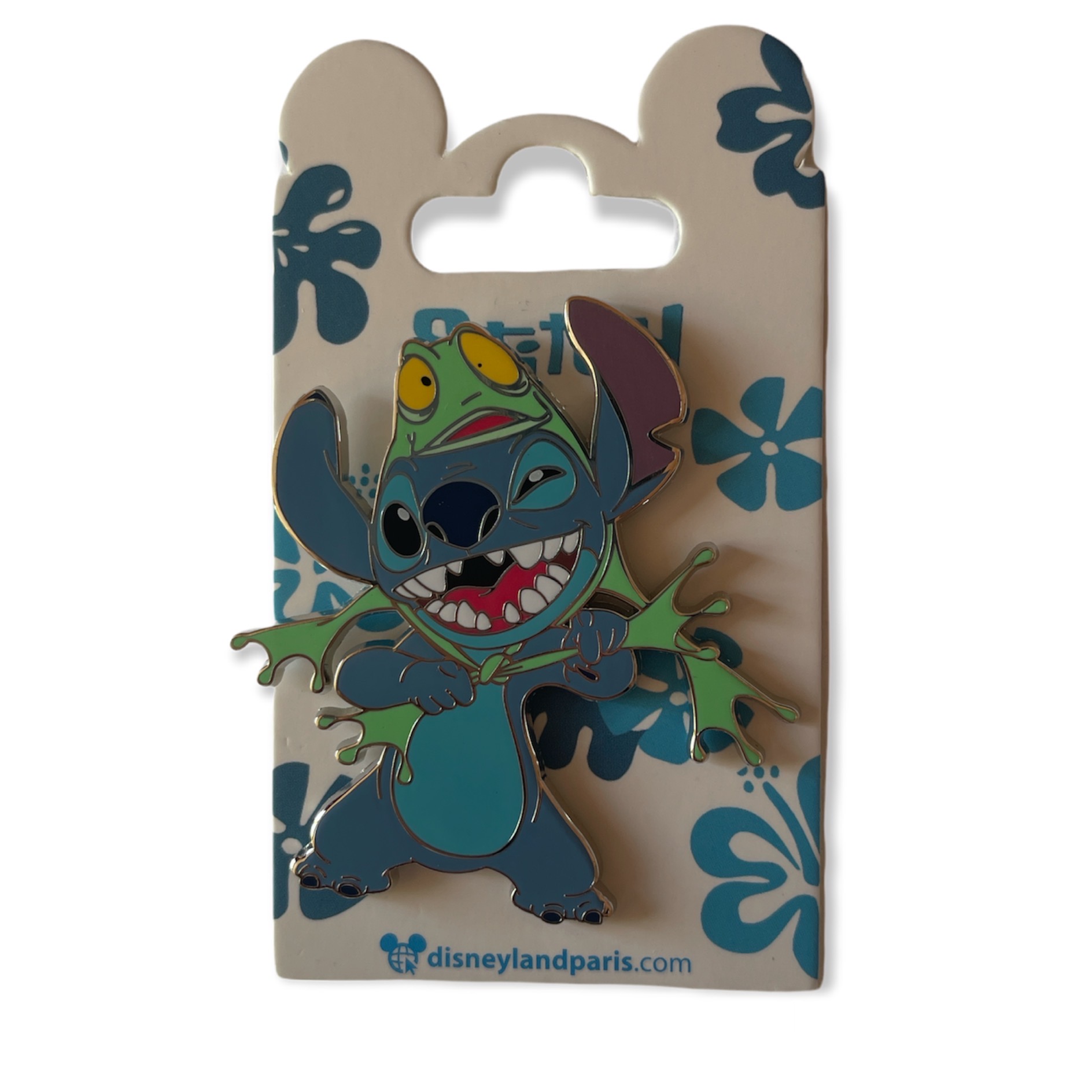 Disney - Lilo et Stitch : Pins Stitch &quot;grenouille&quot; OE