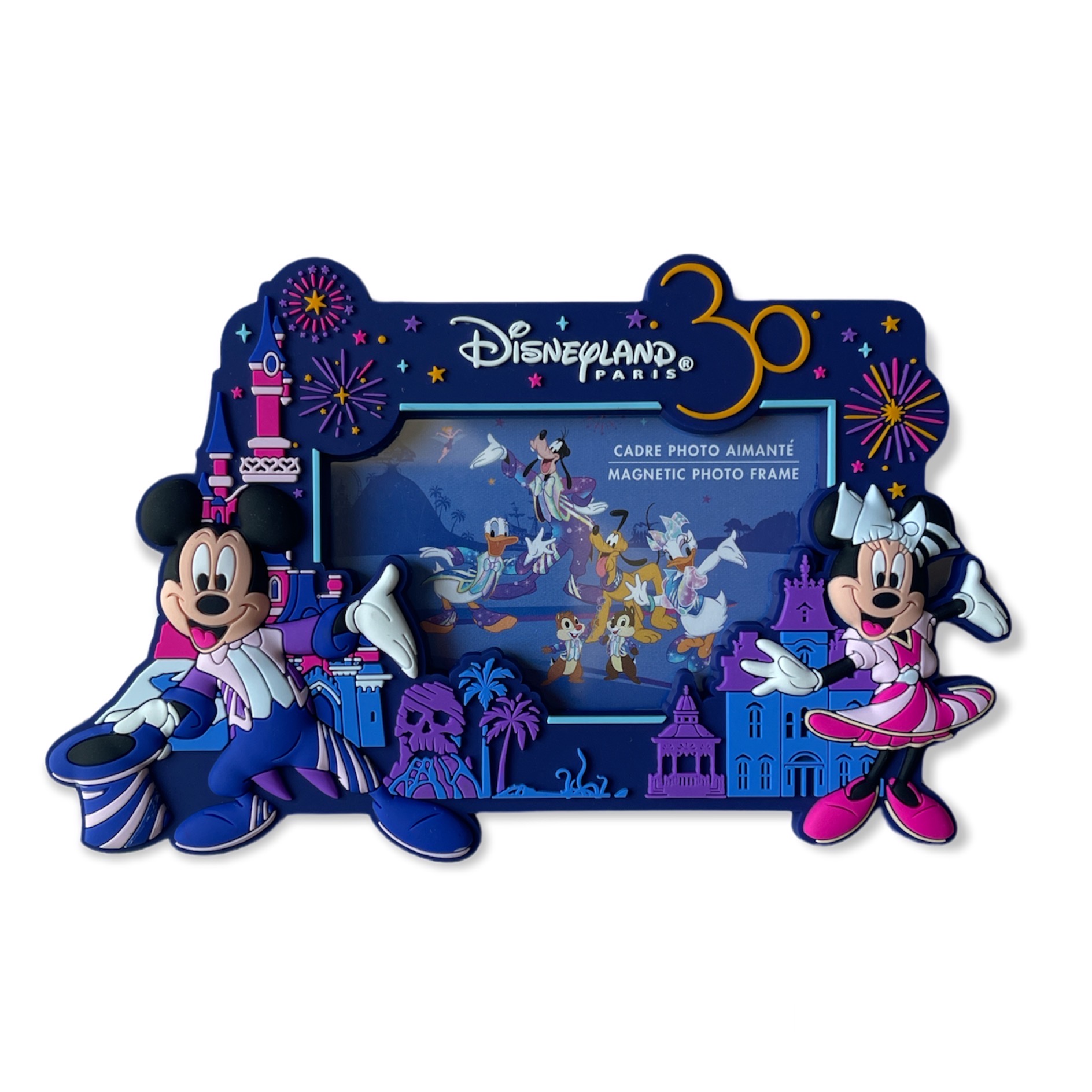 Disney - Mickey Mouse : Magnet cadre &quot;Family&quot;