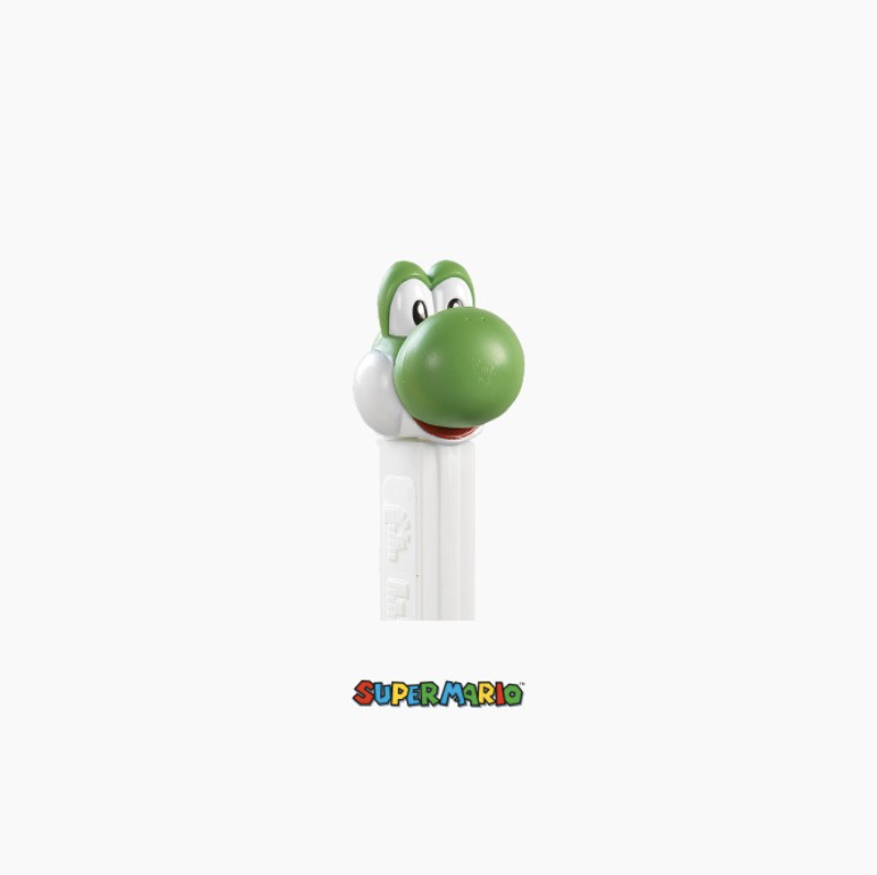 PEZ - Super Mario : Distributeur Yoshi + Bonbon aux fruits