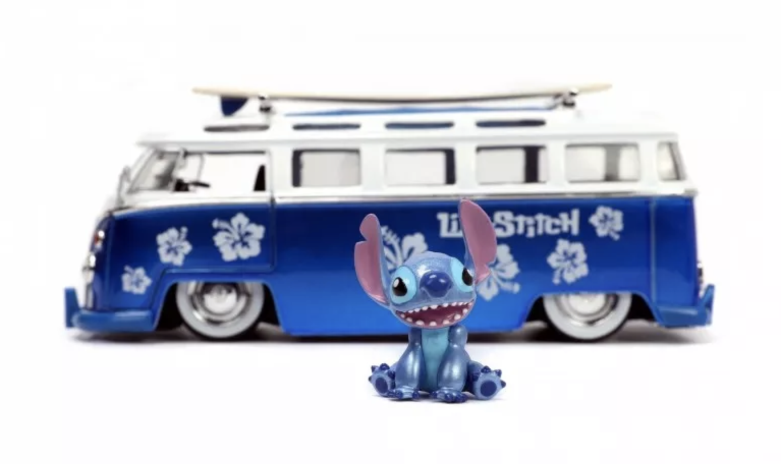 Disney Lilo et Stitch Figurine Stitch avec sa VW Volkswagen