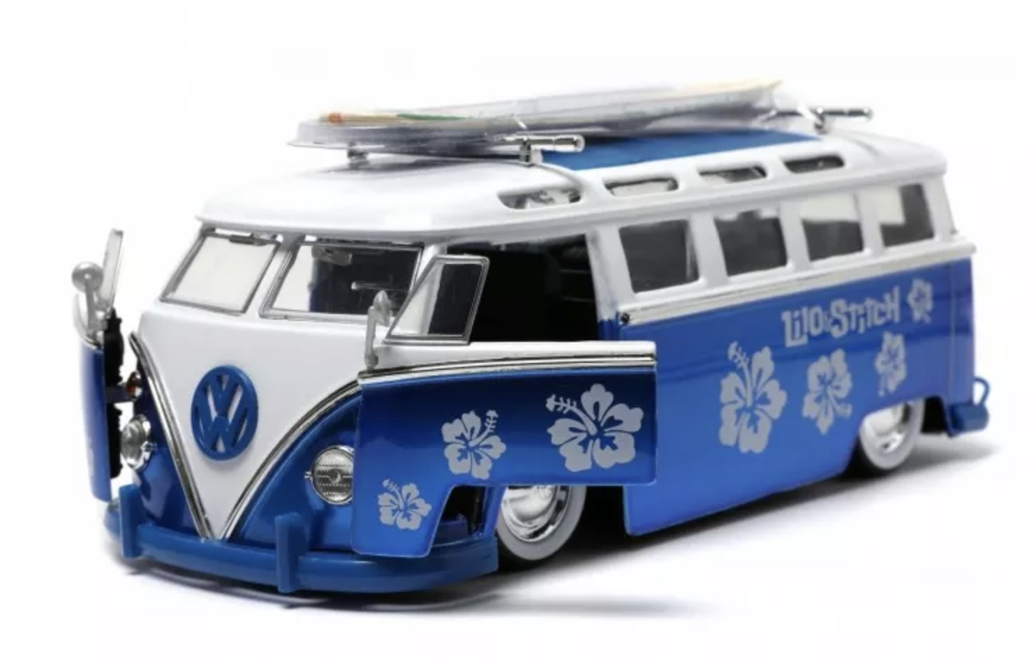 Disney Lilo et Stitch Figurine Stitch avec sa VW Volkswagen