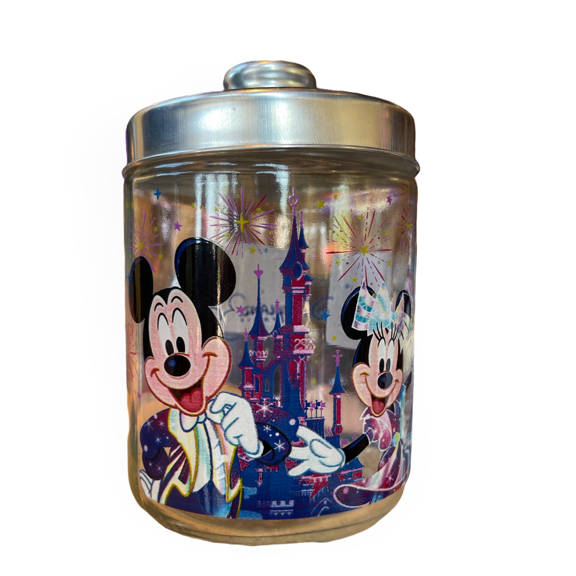 Disney - Mickey Mouse : Bocal en verre &quot;Family&quot;