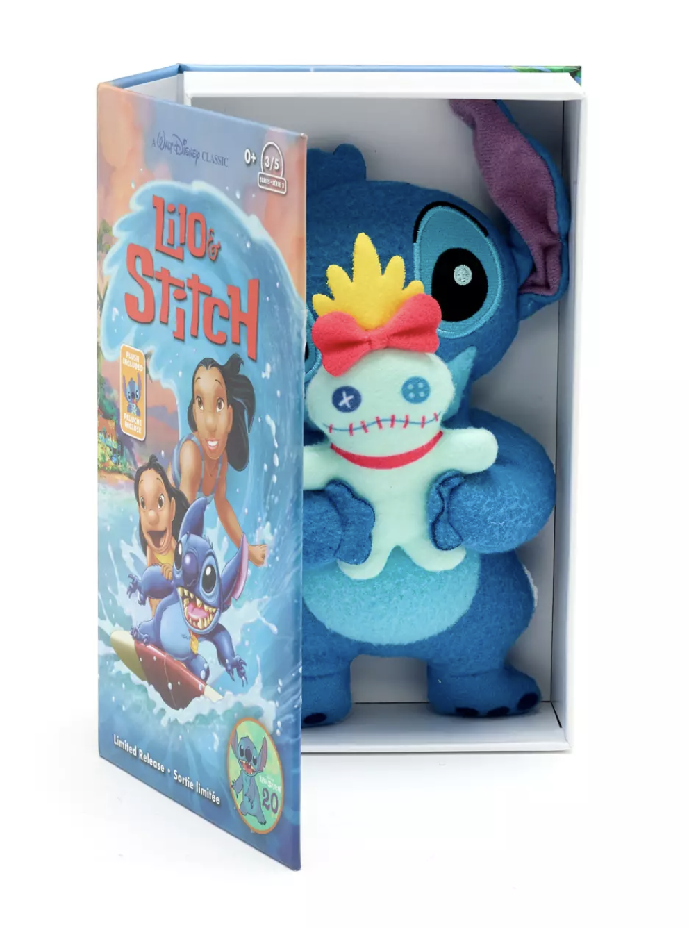 Disney Store Petite peluche VHS Stitch et Souillon, Lilo