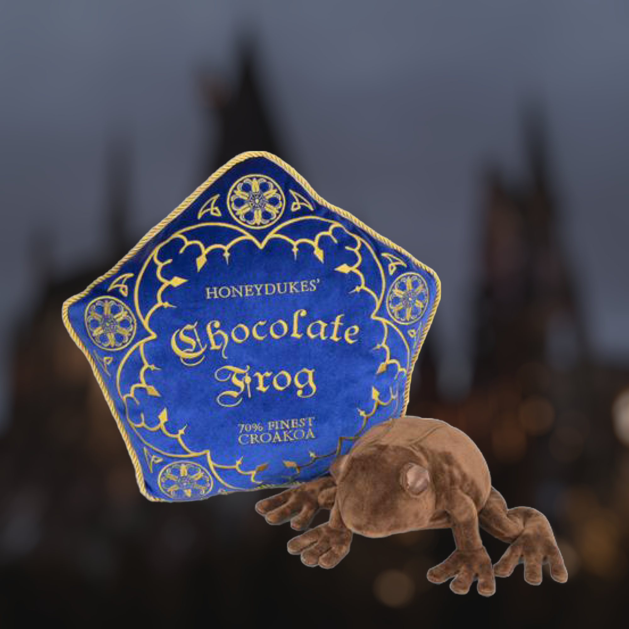 Harry Potter - Coussin et Peluche Chocolate Frog