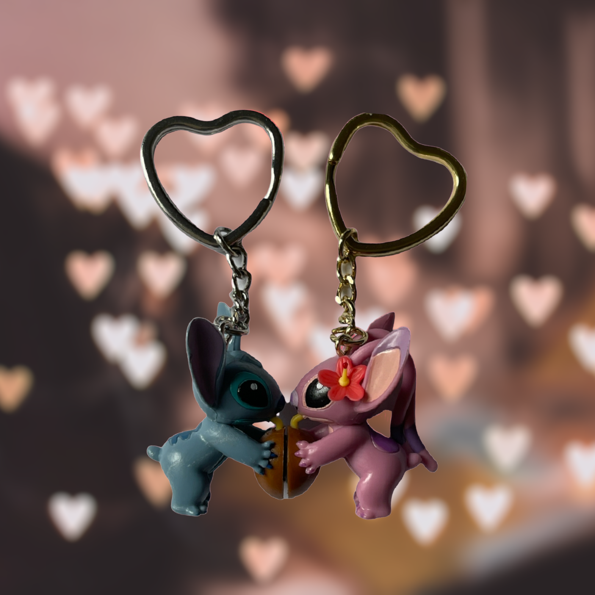 Porte-clés Stitch et Angel - Disney