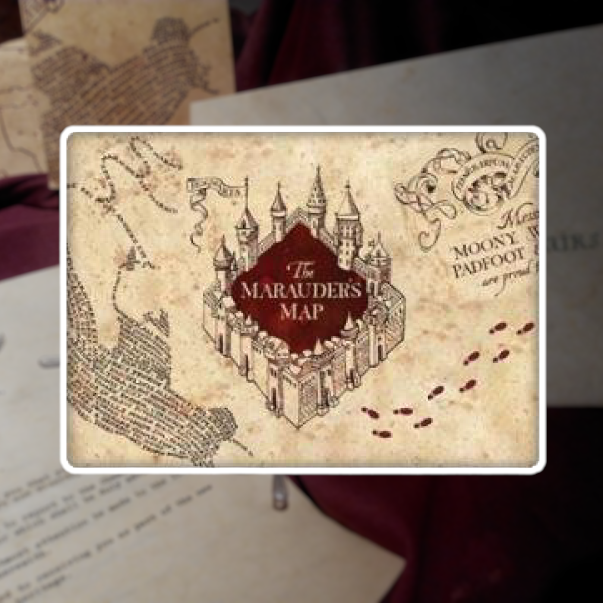 Warner Bros - Harry Potter : Magnet Carte du Maraudeur