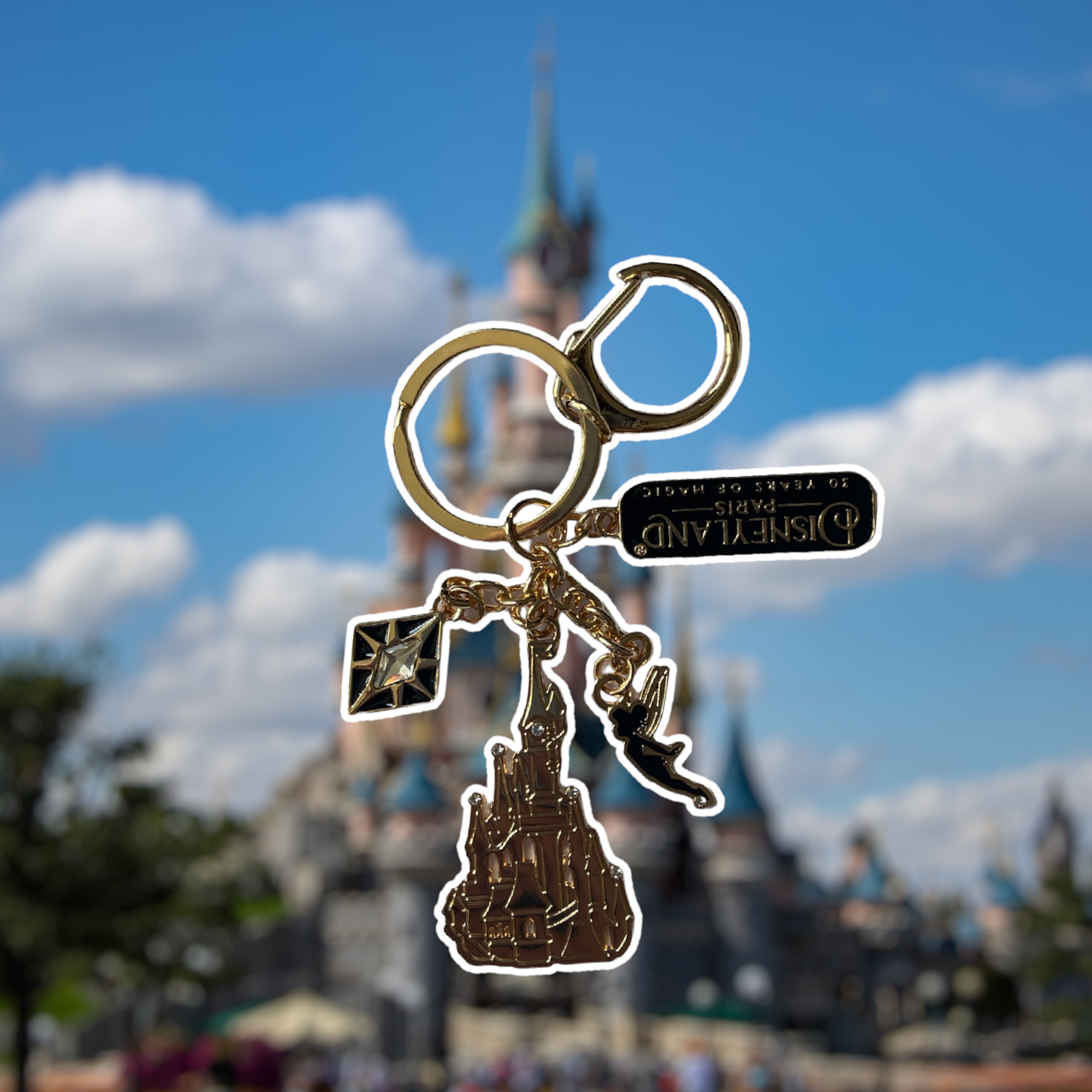 Disney - Clochette : Porte-clé Château Dangler