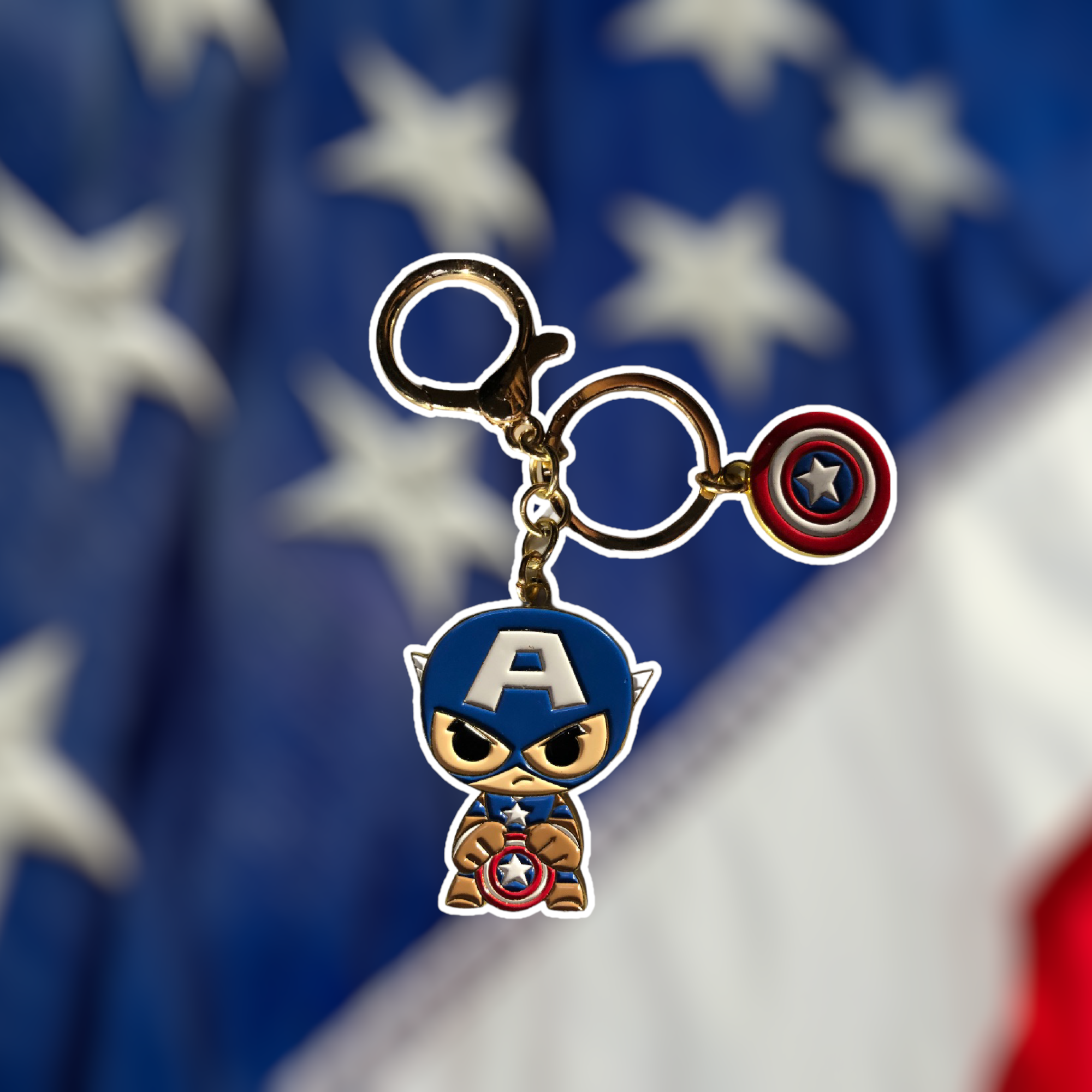 Marvel - Captain America : Porte-clé personnage