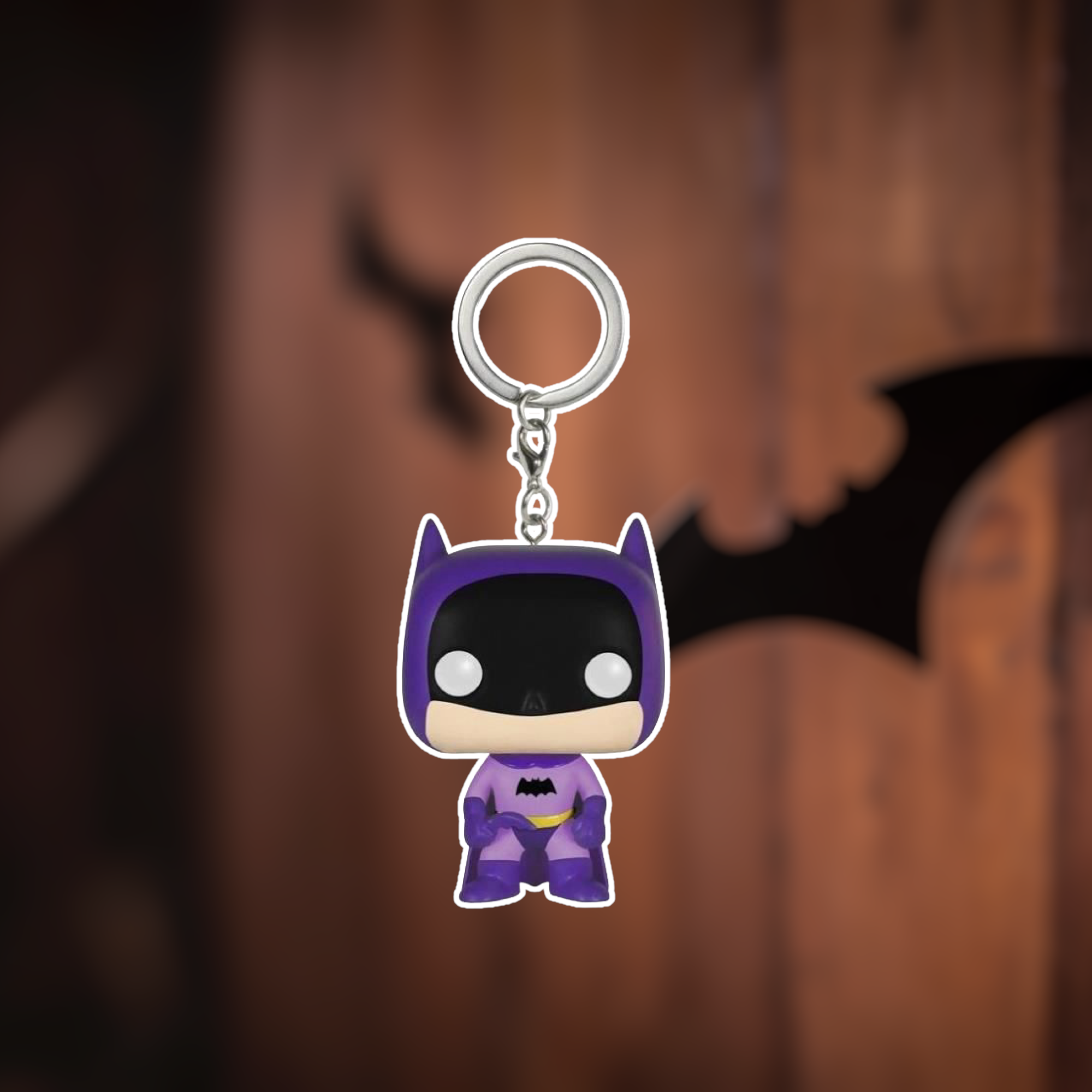 Batman : Pocket Pop Keychains Batman Violet 75th anniversary