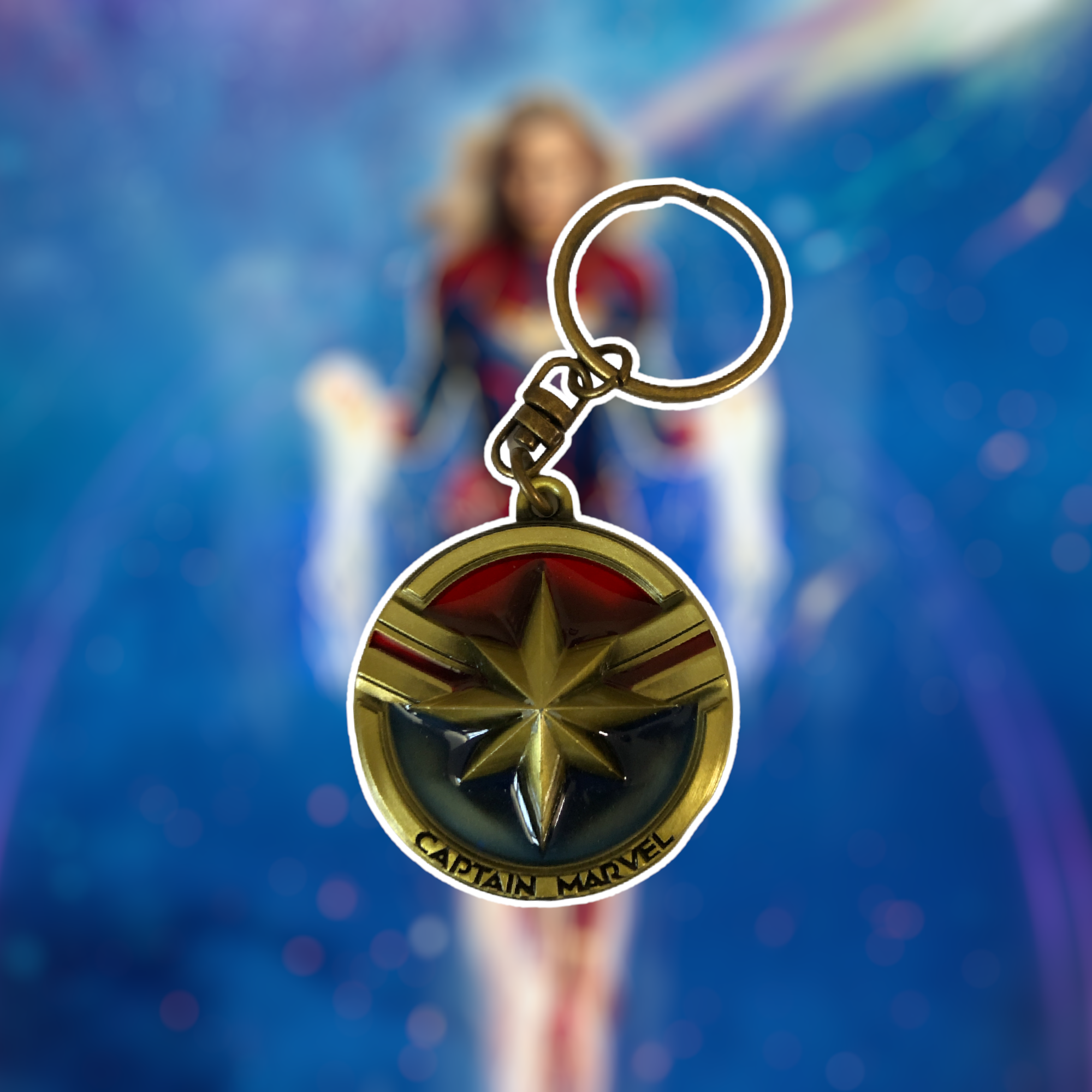 Marvel - Captain Marvel : Porte-clé logo