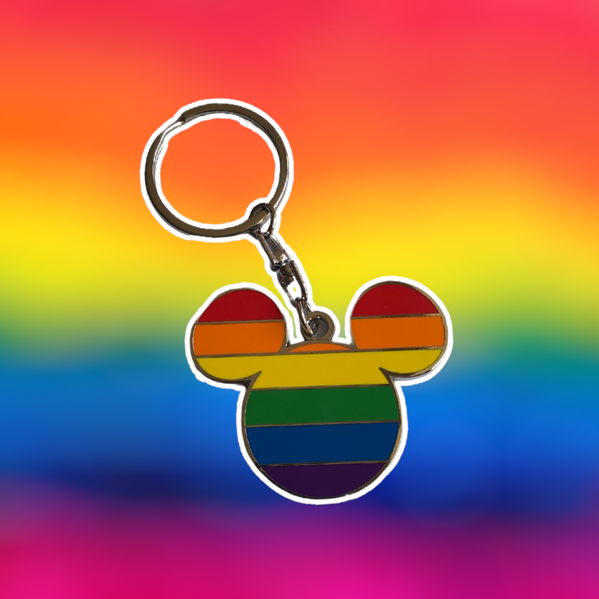 Disney - Mickey Mouse : Porte-clé Rainbow