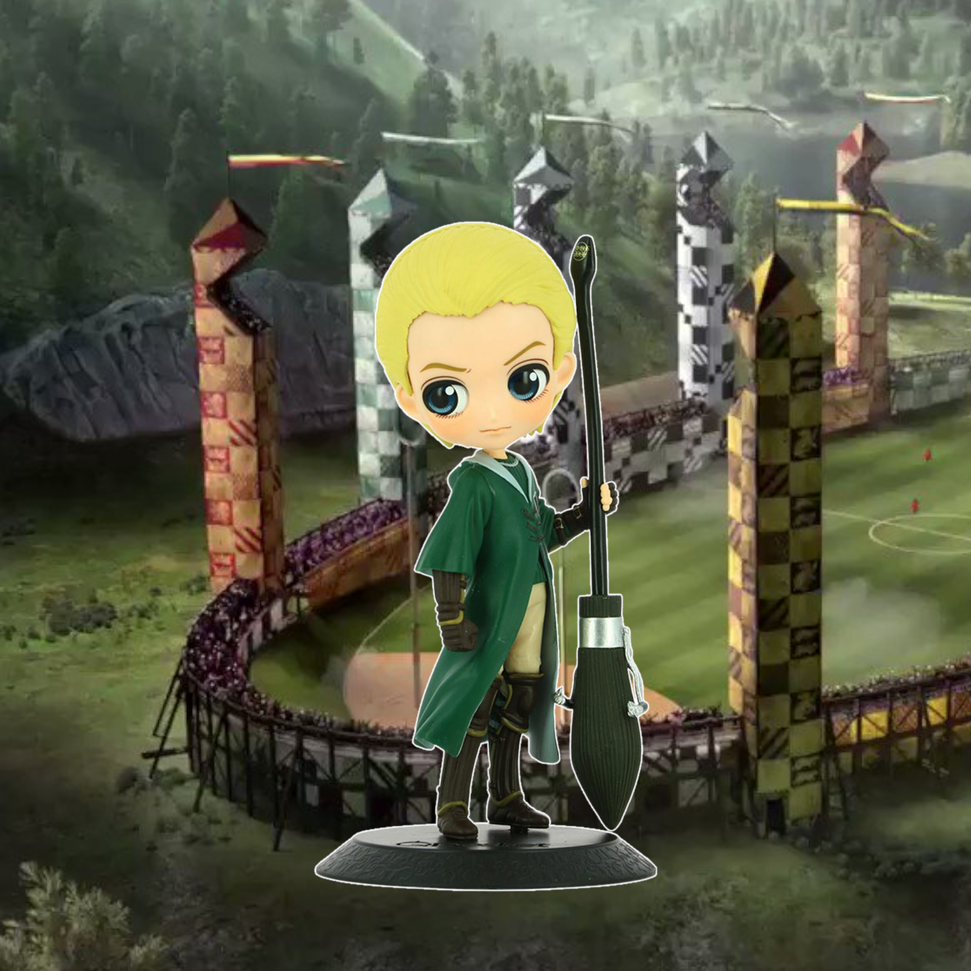 Harry Potter - Q Posket : Figurine Draco Malfoy Quidditch Vers B