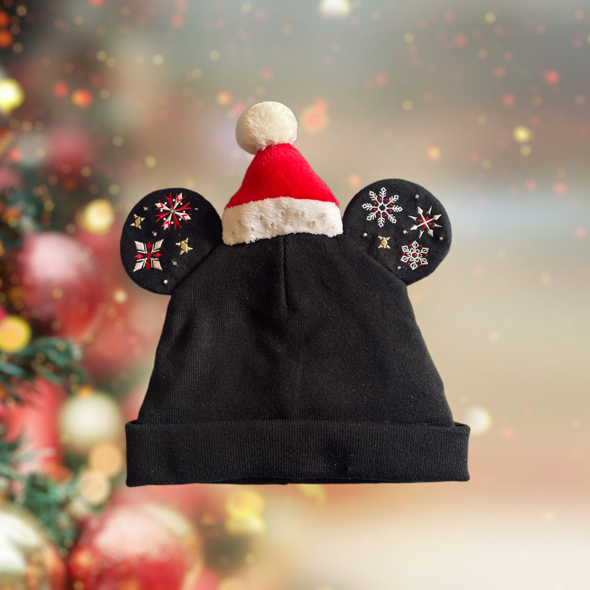 LOT DE 2 Chapka Mickey Disneyland Paris Bonnet Multicolore Avec