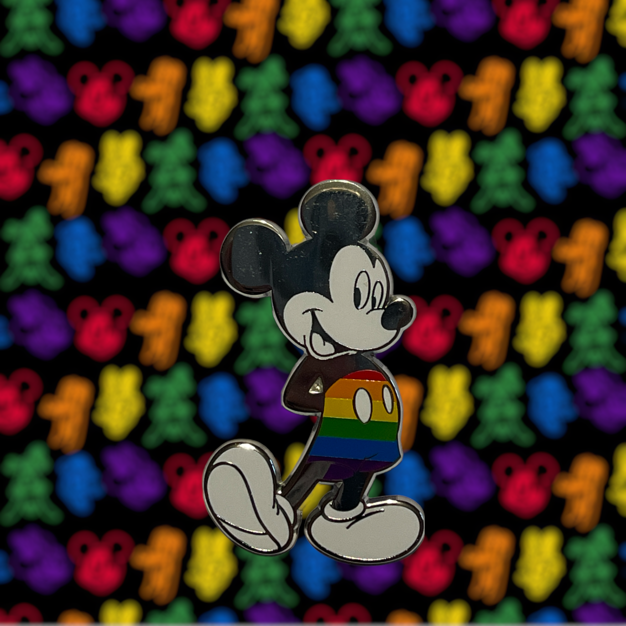 Disney - Mickey Mouse : Pin\'s rainbow silver OE