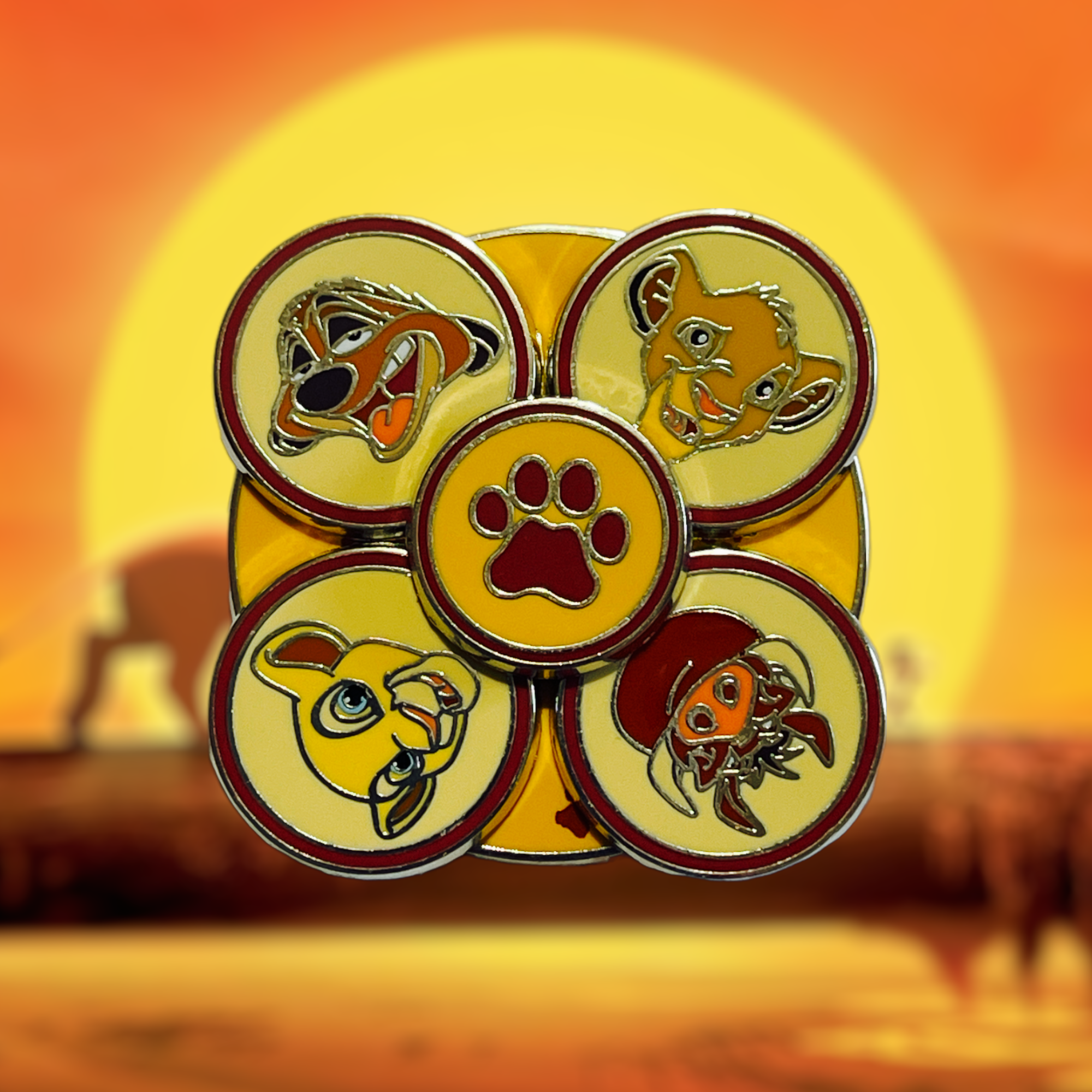 Disney - Le roi lion : Pin’s spinner OE