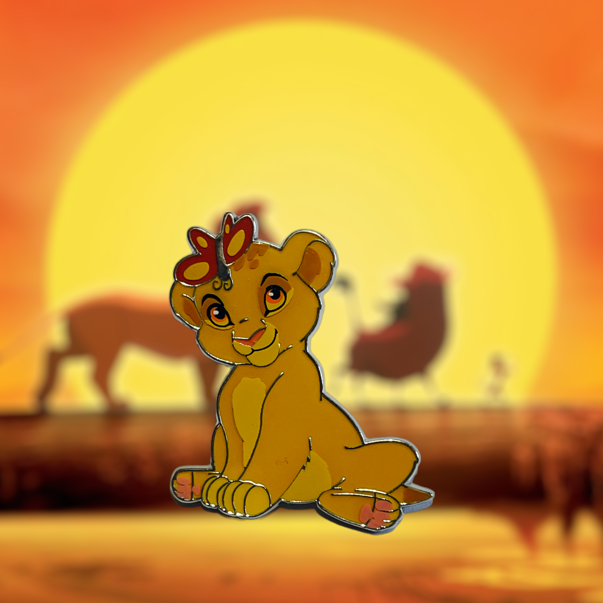 Disney - Le roi lion : Pin’s Simba papillon OE