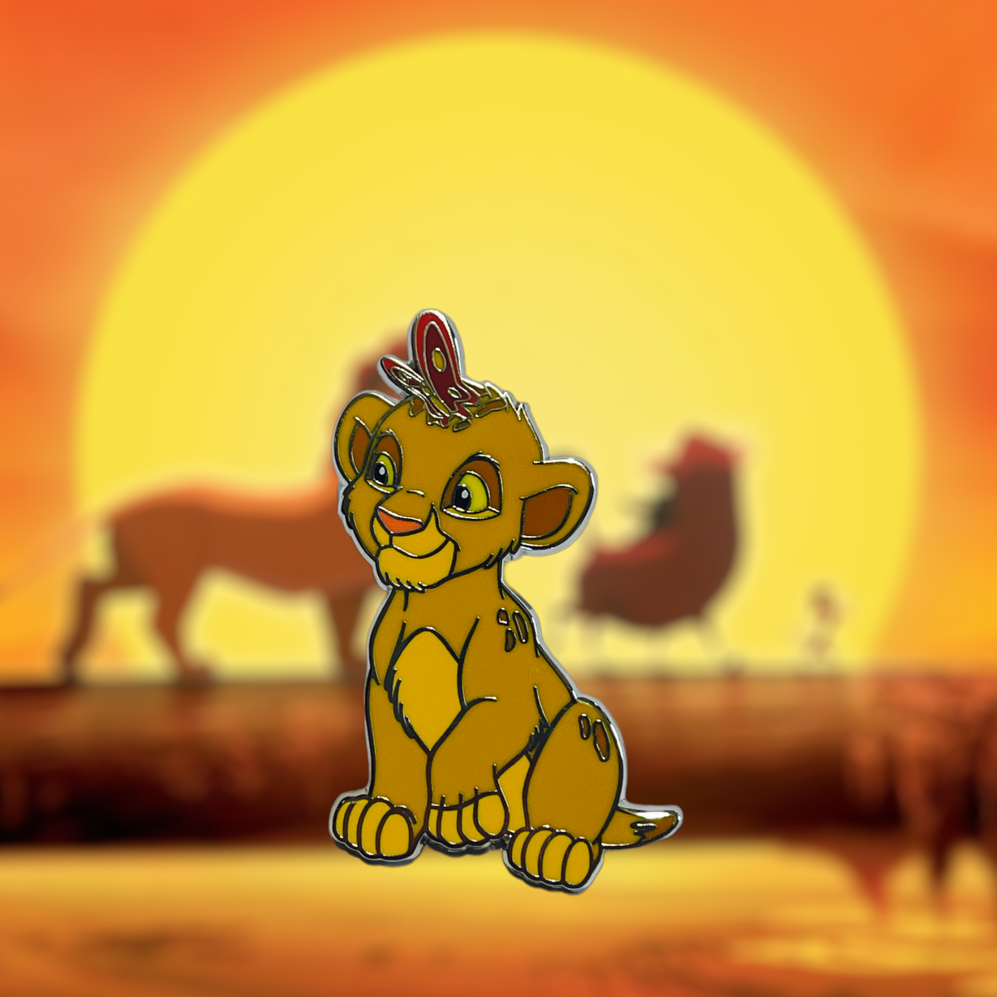 Disney - Le roi lion : Pin’s Simba papillon OE
