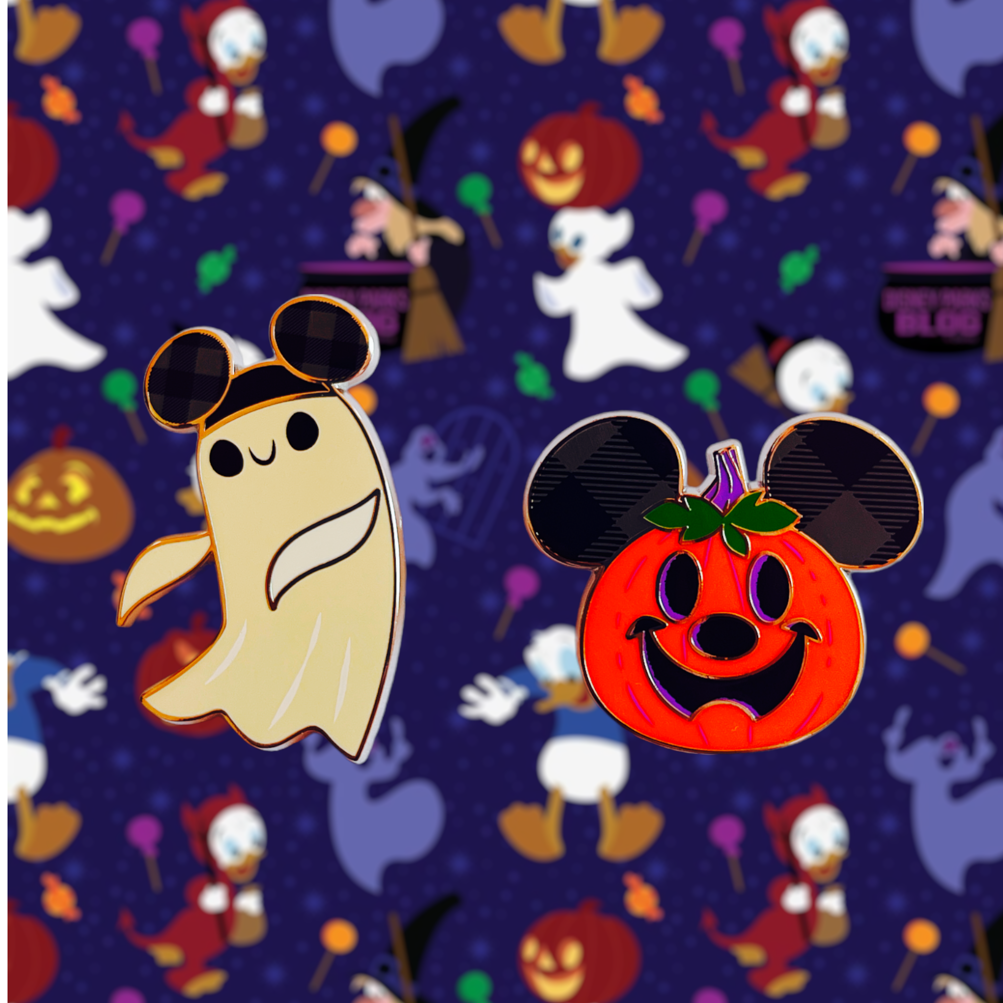 Disney - Mickey Mouse : Pin\'s Fantôme et Citrouille OE