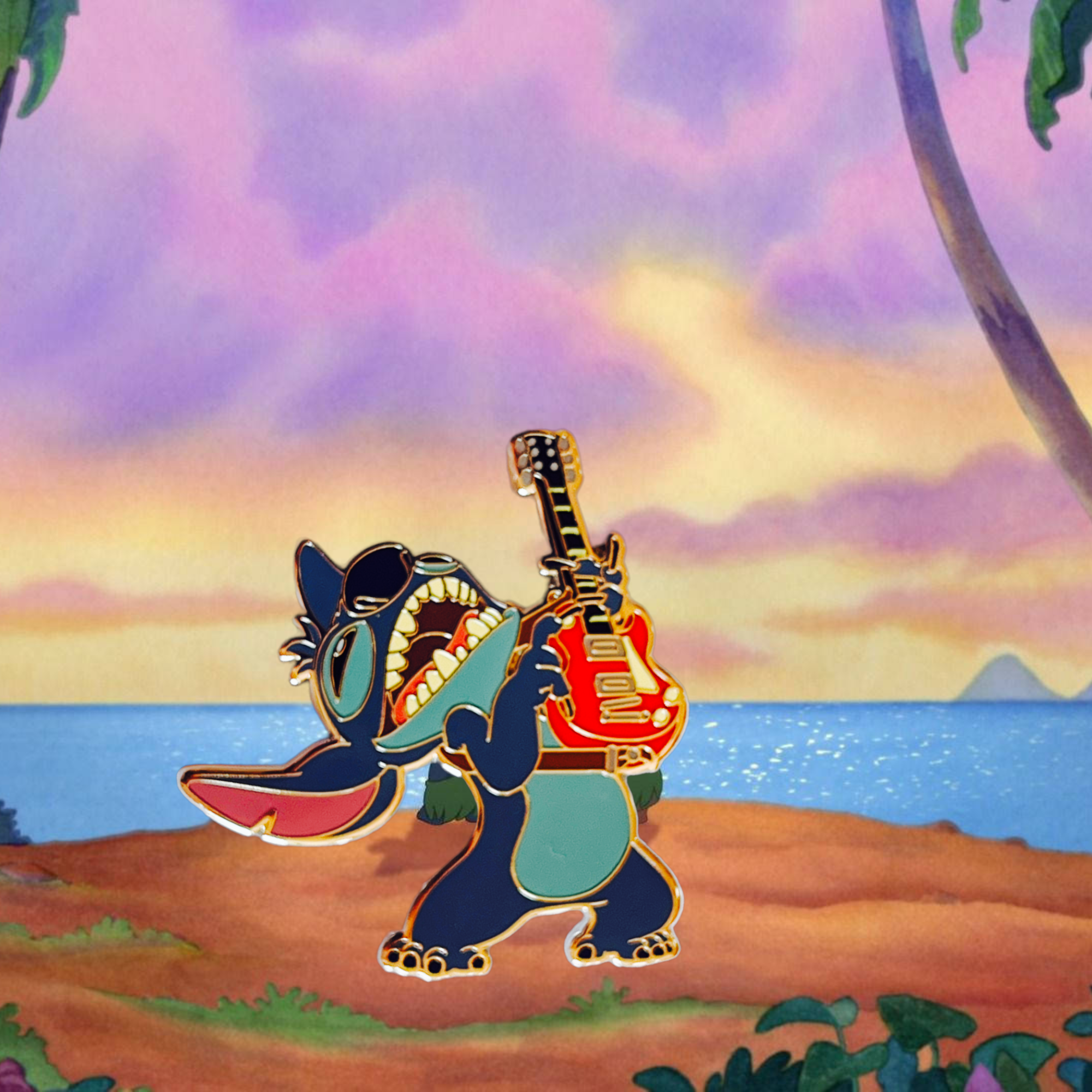Disney - Lilo et Stitch : Pin\'s Stitch Guitare OE