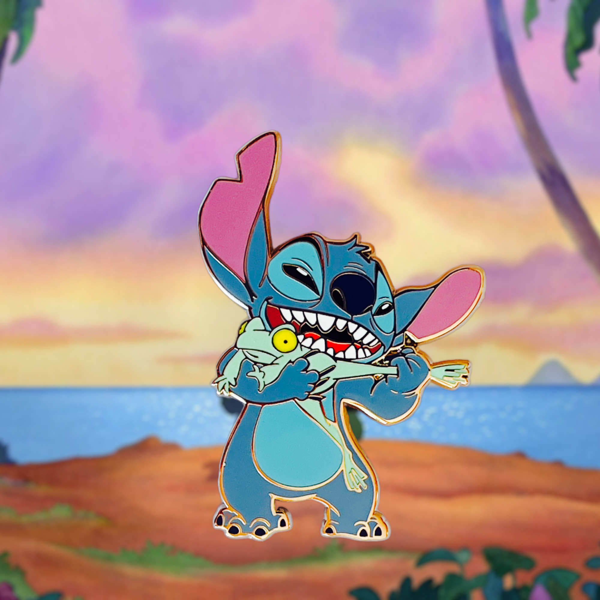 Disney - Lilo et Stitch : Pin\'s Stitch Frog OE