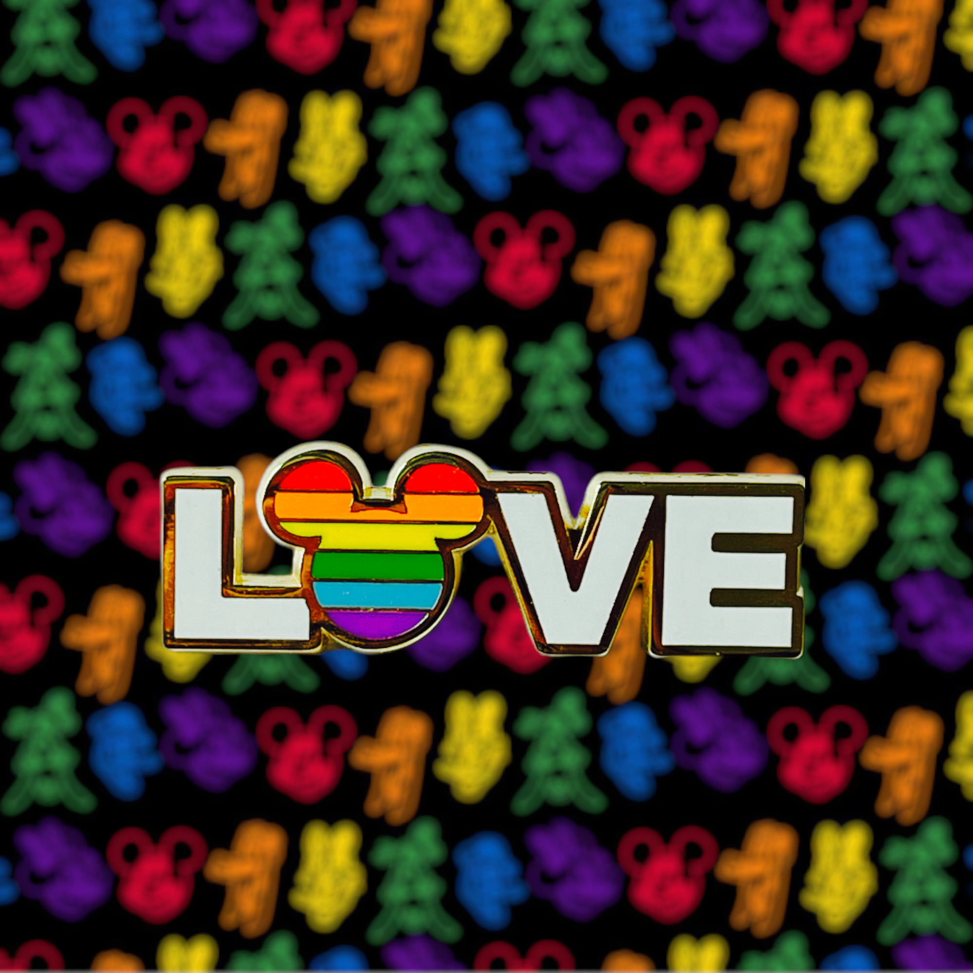 Disney - Mickey Mouse : Pin\'s Love rainbow OE