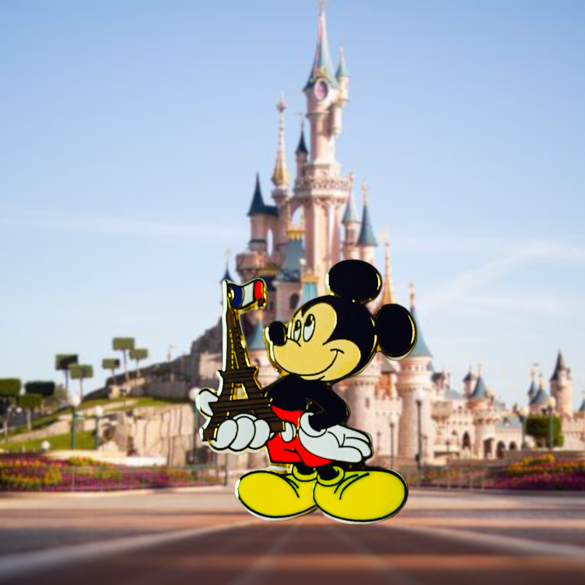 Disney - Mickey Mouse : Pin’s MK T. Eiffel Paris OE
