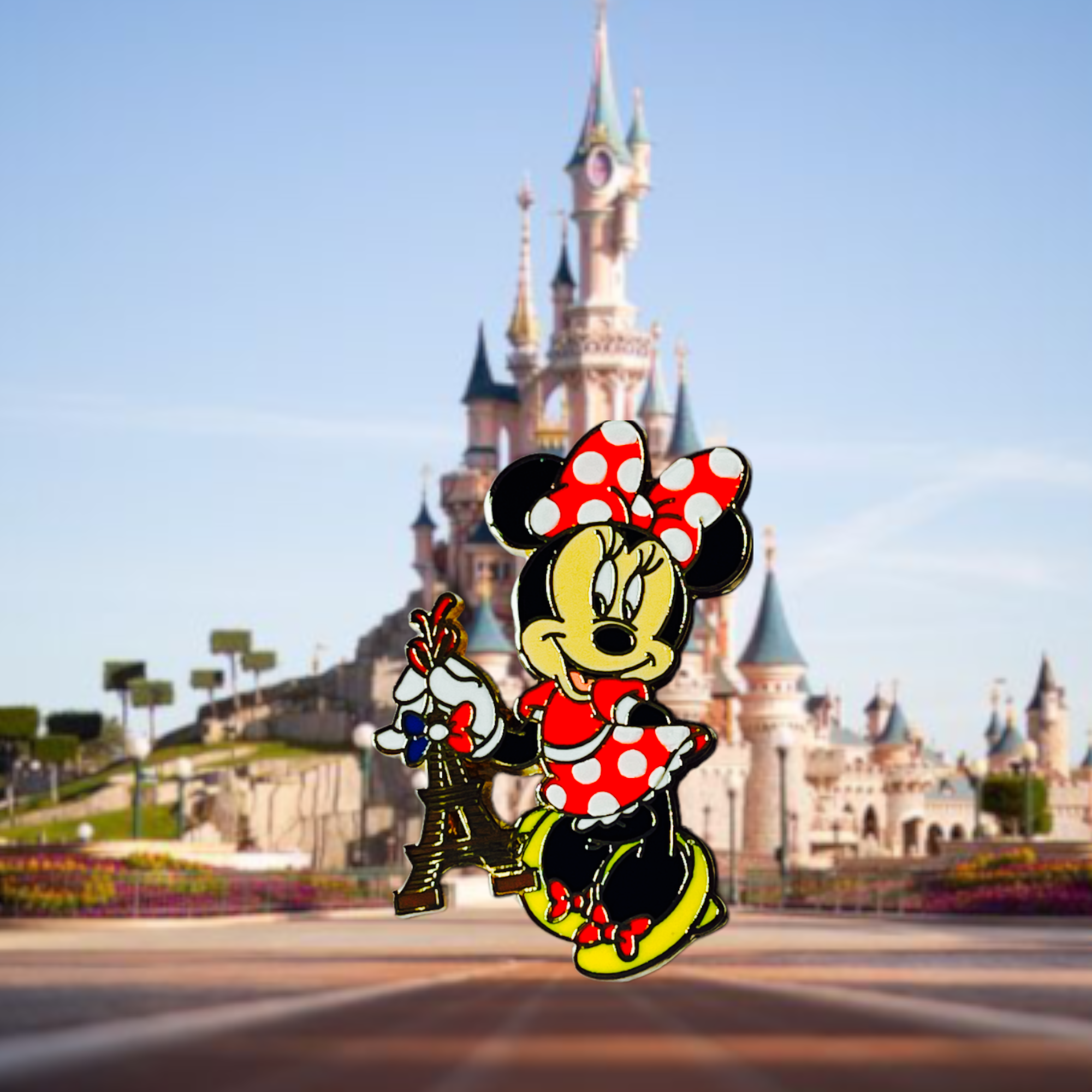 Disney - Minnie Mouse : Pin’s T. Eiffel Paris OE