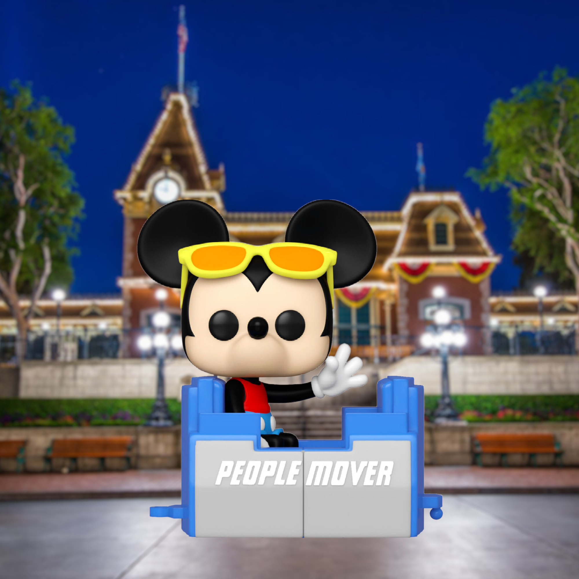 Disney - Funko Pop Bobble Head : Mickey on the peoplemover