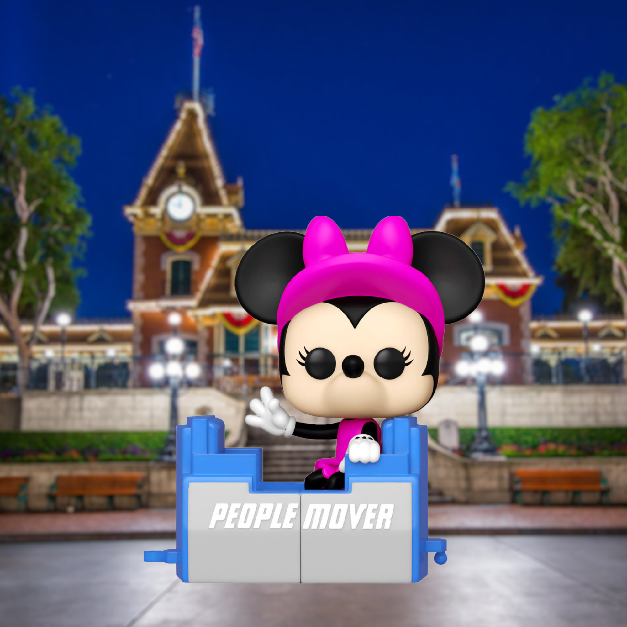 Disney - Funko Pop Bobble Head : Minnie on the peoplemover