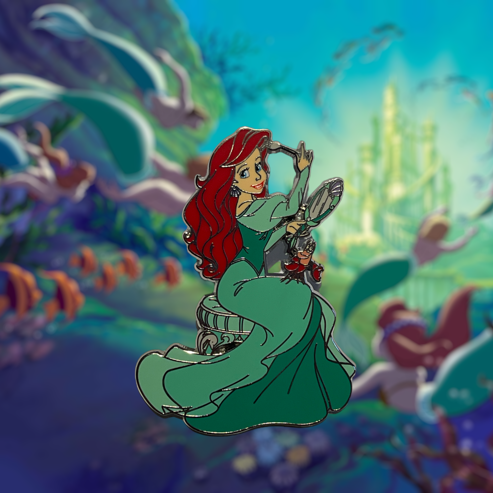 Disney - La petite sirène : Pin\'s Ariel et Sebastien OE