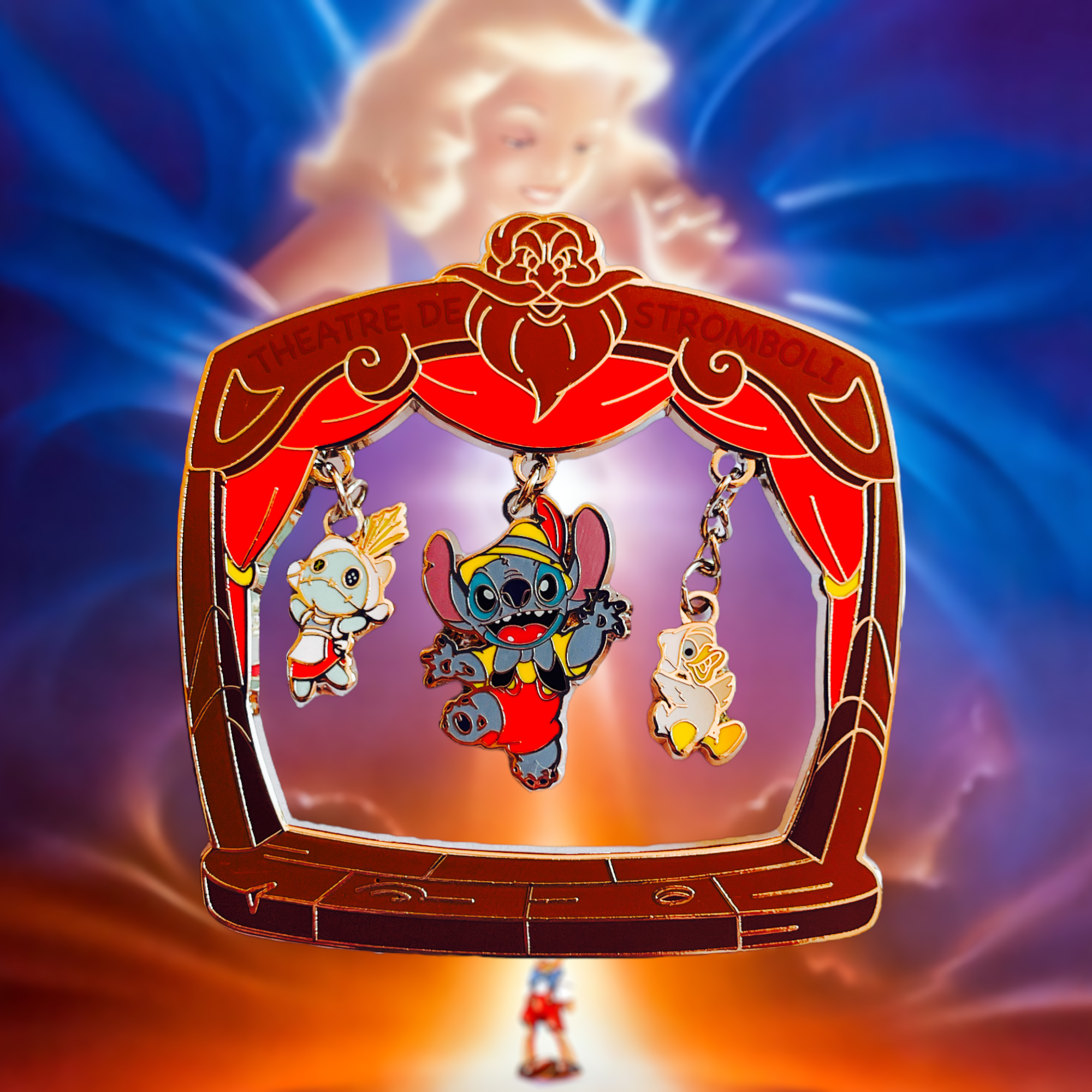 Disney - Lilo et Stitch : Pin\'s marionette Pinocchio OE