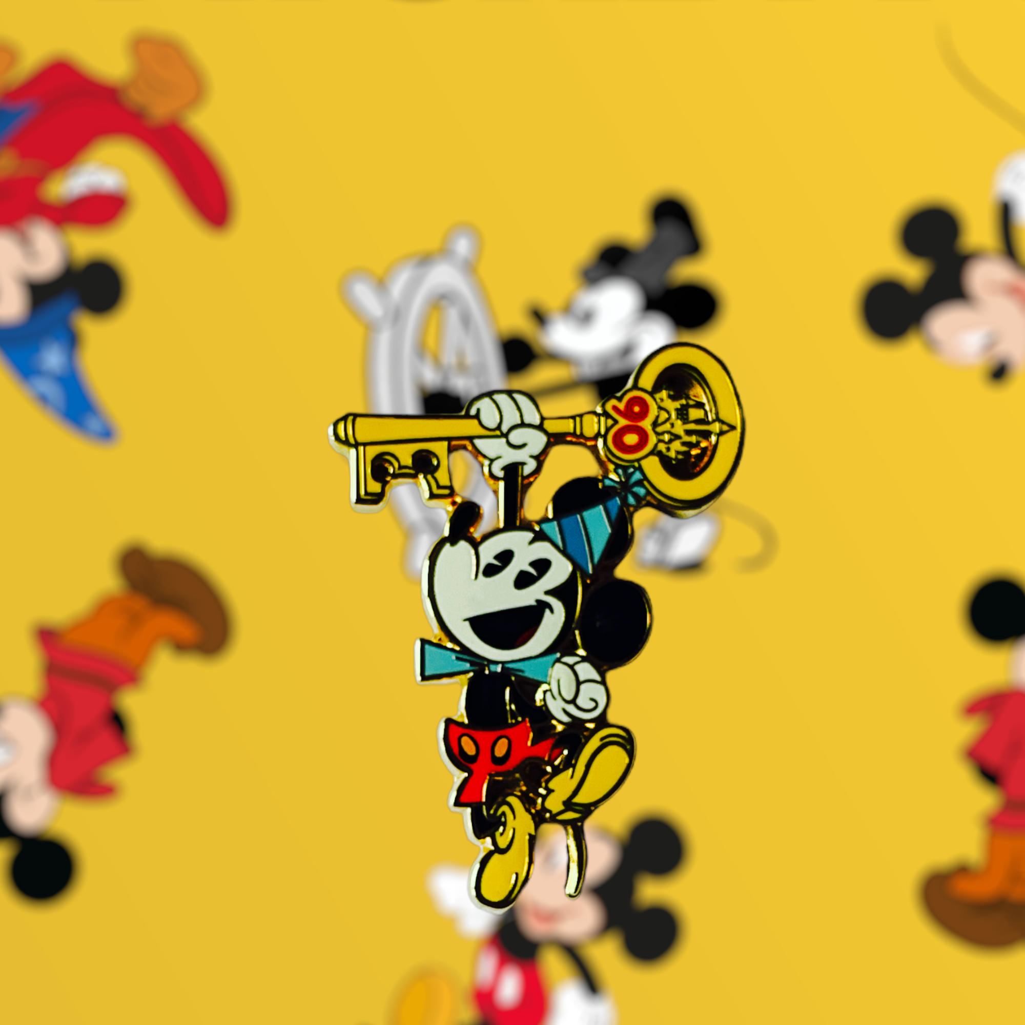 Disney - Mickey Mouse : Pin's clef "celebration" OE