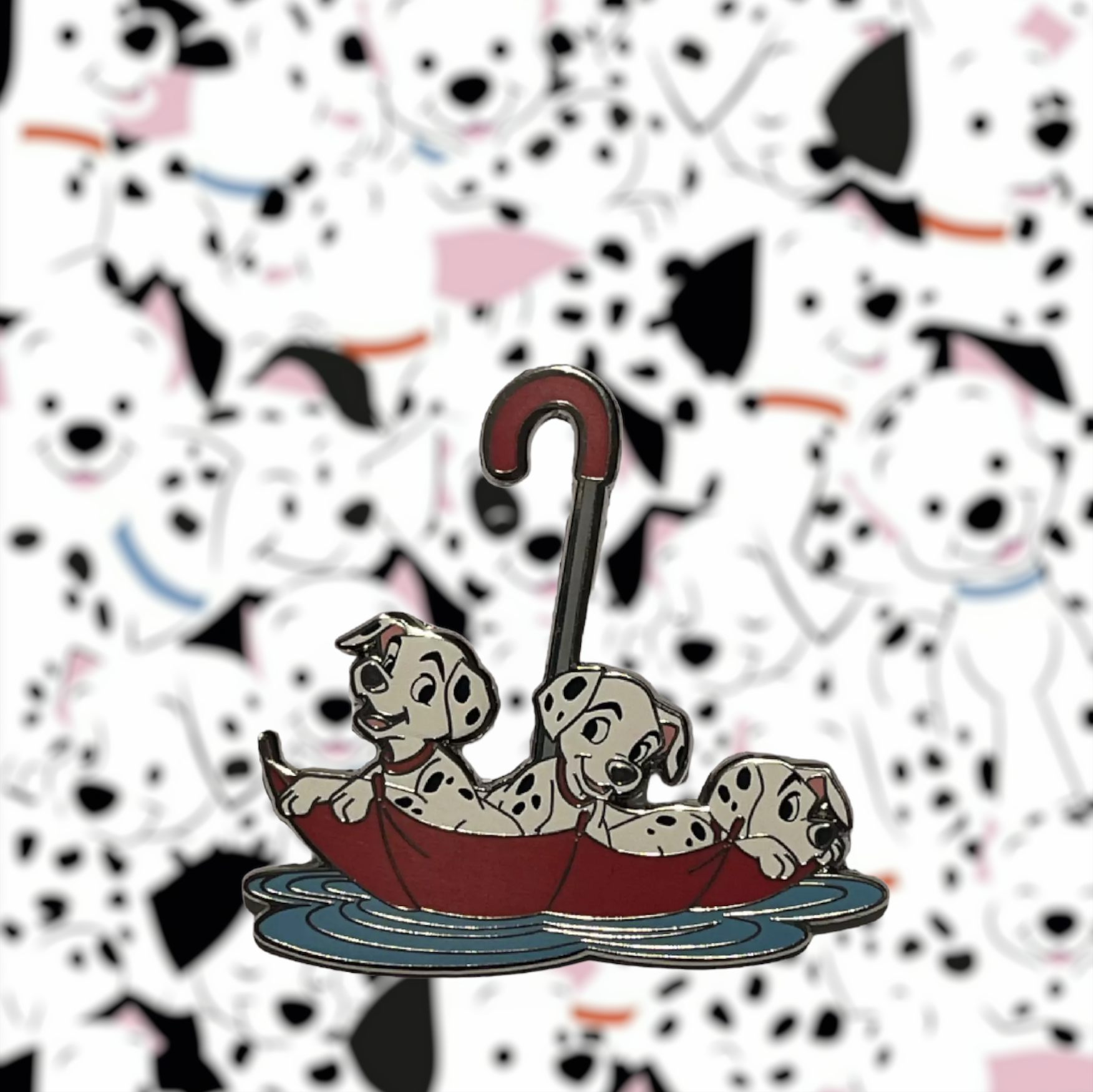 Disney - Les 101 dalmatiens : Pin\'s dalmatien parapluie OE