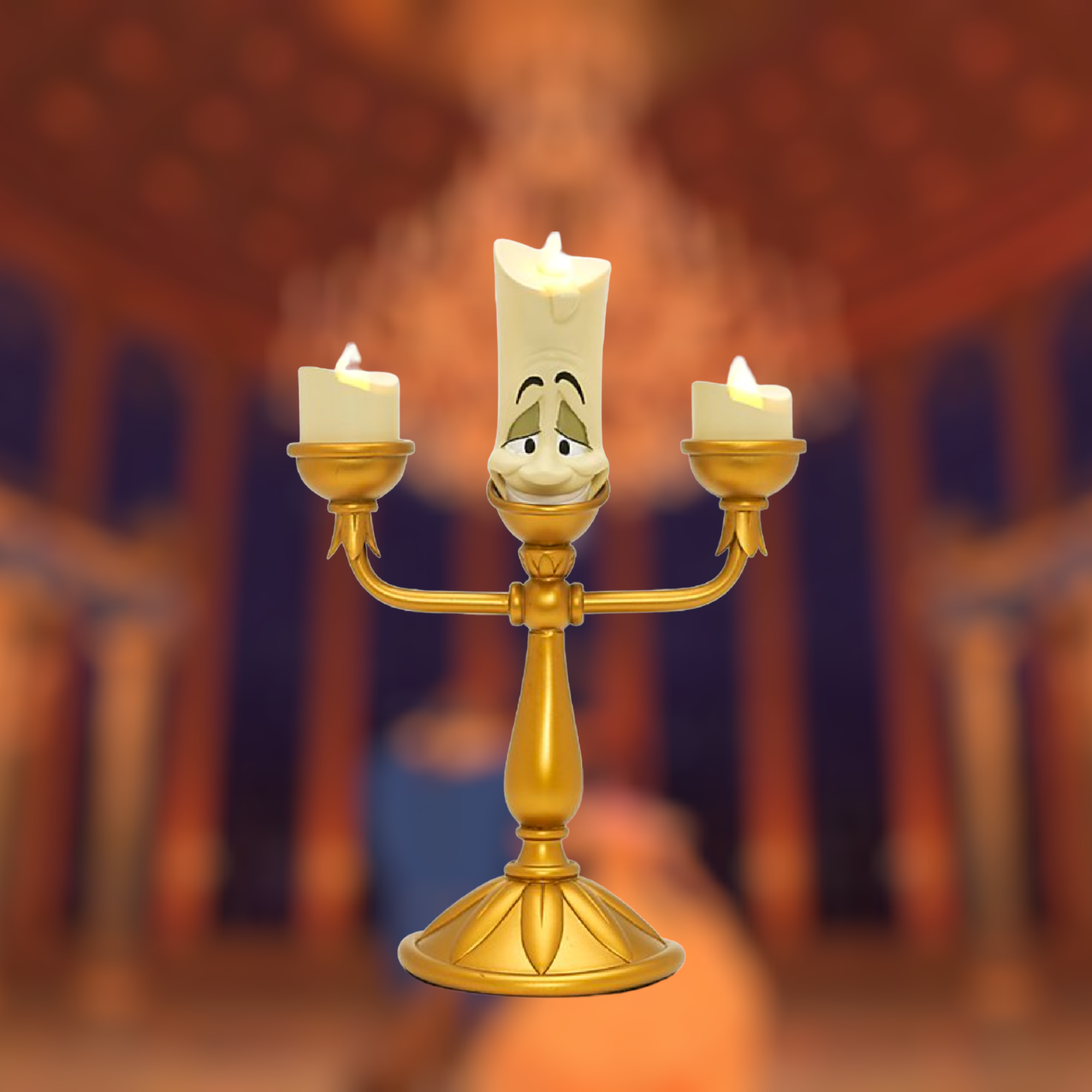 Disney - La Belle et la Bête : Figurine lumineuse Lumière