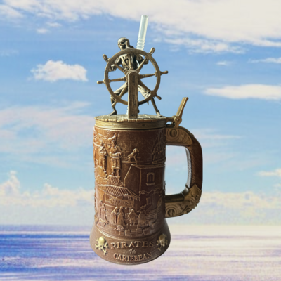 Disney - Pirates des Caraïbes : Gobelet paille squelette