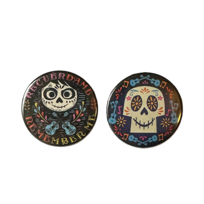 Disney - Coco : Lot de 2 badges le palais des goodies