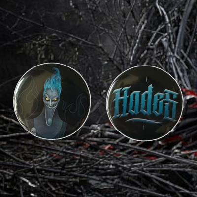 Disney - Hercule : Lot de 2 badges "Hades" le palais des goodies