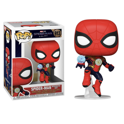 Spiderman No Way Home - Funko Pop N° 913 - Spider-Man (Integrated Suit) le palais des goodies