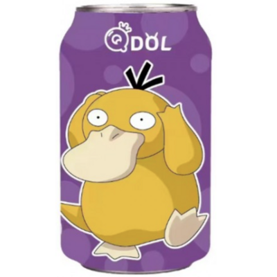 Pokémon - Psykokwak : Canette d'eau pétillante au raisin - le palais des goodies