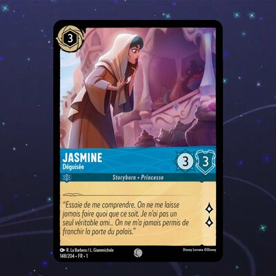 Disney Lorcana TCG : Carte "Jasmine" (148/204) le palais des goodies