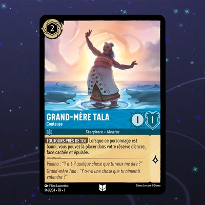 Disney Lorcana TCG : Carte "Grand-mère Tala" (146/204) le palais des goodies