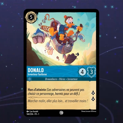 Disney Lorcana TCG : Carte "Donald" (144/204) le palais des goodies
