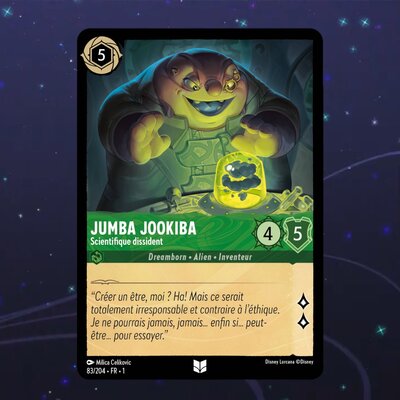 Disney Lorcana TCG : Carte "Jumba Jookiba" (83/204) le palais des goodies